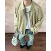 Jaqueta de Cor Sólida com Lapela Roupa de Trabalho para Meninos 2025 Nova Primavera e Outono Peças Externas Tops Versátil Solta Simples Casual