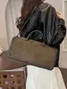 Cross2026 Otoño Nuevo Estilo Coreano Retro Gamuza Bolso Boston Textura Simple de Mano Hombro Cruzado