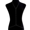 Cadena de bikini informal de playa para mujer, estilo chic, estilo europeo y americano, ideal para discotecas, para colgar en el cuello y la cintura.