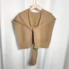 Branco Super ~ Xale Grande de Tricô Cor Sólida Caseiro Estilo Ocidental Feminino Moda Outerwear Verão de Alta Qualidade Saia Camisa