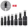 Frasco de óleo essencial preto à prova de luz de 10ml de alta qualidade, frasco spray, frasco de óleo essencial de vidro, frasco de óleo essencial vazio