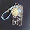Colgante de Gato de la Suerte Dorado 20Mg Lindo Dibujo Animado Gato Kt Cadena para Teléfono Móvil Llavero Colgante para Bolso Regalo para Amigos