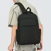 Mochila versátil de cor sólida e grande capacidade, bolsa para laptop, mochila executiva masculina, bolsa casual de viagem, mochila escolar simples para estudantes