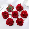 Flores Artificiais Rosa Veludo Decoração de Cena de Casamento Sala de Estar Alta Simulação Flor de Pente Decorativa Flor de Lapela Acessórios de Arco Flores Artificiais