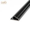 Perfil personalizado pvc preto novo acessórios de fechamento super resistente peças de plástico resistente ao desgaste tira de plástico