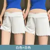 Shorts de Seguridad para Maternidad para Prevenir la Exposición, Estilo Delgado de Verano para Usar Afuera, Shorts Sueltos de Seda Hielo de Cintura Baja para Combinar con Vestidos, Ropa de Verano