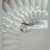 Pendientes de Elfo Mariposa con Perla de Diamante Moda Diseño de Nicho Sentido Avanzado Clip para Hélice Auricular Salida de Fábrica