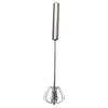 Batedor de Ovos de Aço Inoxidável Ferramenta de Mistura para Cozinha Doméstica Mixer de Ovos e Creme Batedor Rotativo Semi-automático