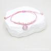 Europa y Estados Unidos nuevo pulsera tejida a mano de moda transfronteriza lindo dulce gatito colgante pulsera para niños productos de fabricantes