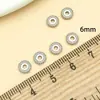 Bolsa de espaçadores de engrenagem banhada a ouro 18K cor dourada contas de retenção pulseira colar acessórios para joias com miçangas DIY materiais para acessórios