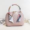 Bolsa de Concha Estampada Bolsa al por Mayor Transfronteriza 2022 Bolso de Mano Mini Bolso Cruzado Versátil con Pañuelo de Seda