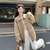 Otoño 2026 Nueva Moda Casual Simple Elegante Versátil Cómoda Agradable a la Piel Gama Alta Chaqueta de Gamuza