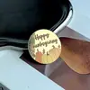 Decoração de Cupcake de Acrílico com Impressão Colorida UV Estilo Transfronteiriço Ação de Graças Decorações de Bolo Ornaments Suprimentos para Festa