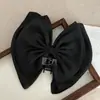 Estilo Coreano Elegante Versátil Estilo Francés Pinza de Agarre con Lazo Dulce Joyería de Celebridad de Internet Pasador para la Parte Trasera de la Cabeza Pinza de Tiburón Accesorios para el Cabello para Mujeres