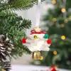 Colgante de Árbol de Navidad Transfronterizo Ins Lindo Mini Árbol de Navidad de Fieltro de Lana Colgante de Carrillón de Viento Decoraciones Navideñas