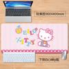 Kitty Hello kitty alfombrilla de ratón extragrande cinco bolígrafos tecla de acceso directo lindo dibujos animados de niña antideslizante creativo tapete para mesa de oficina