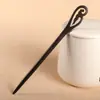 Mercadorias genuínas Pente de ébano pente de alto padrão diy estilo antigo acessórios de cabelo com balanço passo Pente de madeira novo estilo chinês adorno de cabeça feminino