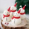 Molde para Vela Aromática de Muñeco de Nieve Lindo Estilo Coreano Ins Calabaza Navideña Molde para Árbol de Navidad DIY