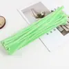 Kit de Materiais de Arte para Fazer Brinquedos Coloridos para Crianças Tiras de Pelúcia Criptografadas Varetas Dobráveis Varetas Torcidas Material Flor Atacado