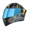 Fabricantes de lentes P7, accesorios para casco integral DOT, cobertura total HD, antivaho, color negro transparente.