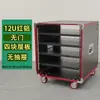 Case de Voo Rack de Amplificador de Alumínio Vermelho 10U/12U Gabinete de Mixer de Áudio KTV de Performance para Uso Doméstico de Alumínio Vermelho 16U