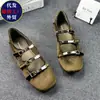 Sapatos Mary Jane Pretos de Solado Macio Estilo Coreano Feminino 2026 Chegada Nova de Outono Velcro Versátil Solado Macio Temperamento para Ir ao Trabalho Sapatos Individuais