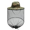 Chapéu Masculino e Feminino Primavera e Verão Viagem ao Ar Livre Guarda-sol Proteção Solar Redes de Proteção Contra Mosquitos Chapéu de Pescador Proteção contra Abelhas Chapéu Grande Aba