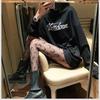 Calcetines de rejilla sexys de luna para mujer, calcetines largos y finos de otoño, medias de seda antigancho, hermosos calcetines para las piernas.