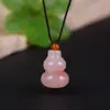 Flor de Melocotón Natural Donut Relleno Manzana Nube Auspiciosa Candado Colgante de Jade Anillo de Paz Colgante Suministro en Vivo Suministro de Comercio Exterior