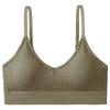 Sujetador deportivo de talla grande para fitness, ropa interior para niña con espalda en forma de U, tirantes con rosca en forma de tubo y triángulo.