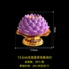 Aura Roxa do Leste Fogo Roxo Nove Lótus de Manteiga Roxa Sem Fumaça para Boa Sorte e Riqueza, Uso Doméstico para Oferecer a Buda, Lâmpada Vela de Luz Eterna