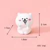 Figuritas de Oso de Primavera de Dibujos Animados Caja Ciega Linda Bolsita Ciega Accesorios Casa de Muñecas DIY de Moda Decoración de Escritorio de Coche Pequeños Adornos