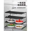 Clip Divisor de Estante de Refrigerador de Cocina Estante de Almacenamiento Interno Compartimento Divisor Divisor de Cajón Integrado Apilamiento de Combinación Libre