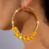 Pendientes de plata de aguja transfronterizos europeos y americanos con diseños de lágrima y redondos incrustados de diamantes, de estilo exagerado y diseños únicos y de nicho, disponibles al por mayor