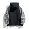 Chaqueta M-XL para Hombre 2025 Nueva Tendencia Estilo Hong Kong Chaqueta Guapa Chaqueta Talla Grande Para Gordos Ropa Casual para Hombres