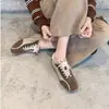Zapatos deportivos casuales de suela blanda para mujer, nuevas zapatillas blancas transpirables de verano 2026, zapatillas de entrenamiento retro alemanas para mujer