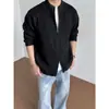 Nuevos cárdigans de otoño e invierno, suéteres de punto, chaquetas unisex de color liso con cremallera, populares de moda, comercio exterior transfronterizo, venta al por mayor