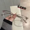 Chiai Novo Armação de Óculos Lisa TR Feminino Miopia Pode Combinar Display Digital Rosto Pequeno Anti-luz Azul Armação de Óculos Plana