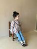 Otoño 2024, nueva ropa para niños, ropa coreana para niños, suéter de color para niñas, cárdigan, suéter de punto, abrigo