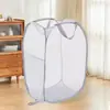 Cesto de Roupa Suja, Cesto de Roupa de Malha Dobrável de Grande Capacidade, Cesto de Armazenamento para Banheiro, Item Quente de Venda Transfronteiriça