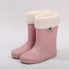 Botas de chuva infantis antiderrapantes de sola macia Leves Botas de chuva de cano médio para bebês meninos e meninas Sapatos de água infantis exportados para o Japão comércio exterior