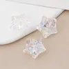 Mapei Transparente 1.5 Patrón de Agujero Recto Cuentas de Estrella de Cinco Puntas Cadena para Celular DIY Llavero Colgante para Coche Cadena para Colgar Vasos Cuentas Sueltas