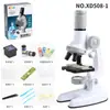 Fabricantes de origem 1200 vezes microscópio brinquedos Alunos do Ensino Fundamental equipamento científico biológico experimental conjunto de brinquedos microscópio