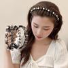 Nueva Diadema de Onda para Celebridad de Internet, Sello para el Cabello con Pedrería, Antideslizante con Dientes, Artefacto para Partir el Cabello, Uso Versátil, Sello para el Cabello, Accesorios para el Cabello