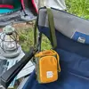 Bolsa Transversal de Ombro Nova de Verão em Blocos de Cor Dopamina para Casal, Caminhada Diária, Passeio ao Ar Livre, Montanhismo, Bolsa para Garrafa de Água