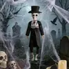 Decorações de Halloween Transfronteiriças Novo Crânio Pequeno Pingente Noivo e Noiva Horror Arranjo de Atmosfera Props