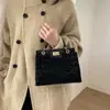 2026 Inverno Novo Estiloso Estampa de Leopardo Moda Versátil Simples Casual Textura de Alta Qualidade Bolsa de Ombro Único Transversal