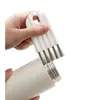 Tapa de Taza Flexible con Cepillo Herramienta Doméstica de Cocina para Limpiar Biberones, Termos, Ranuras y Espacios Cepillo de Limpieza Multifuncional