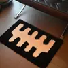 Alfombrillas de Alfombra con Borlas Lindas Transfronterizas, Alfombrillas Refrescantes para Cama de Dormitorio de Comercio Exterior, Alfombrillas de Felpa Antideslizantes Absorbentes para Baño