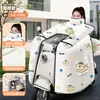 Capa de scooter elétrica à prova de vento, espessa, de flanela, forrada com fleece, à prova d'água, de cobertura total, à prova de chuva para bicicletas elétricas